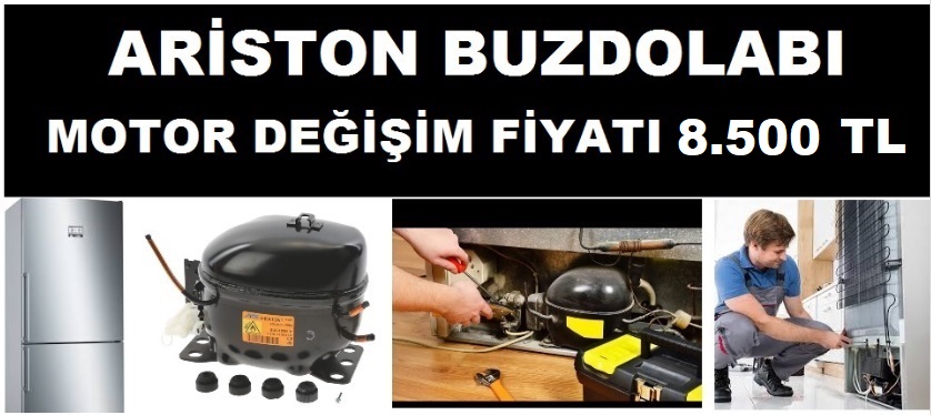 ariston buzdolabı motor fiyatı 8.500 tl